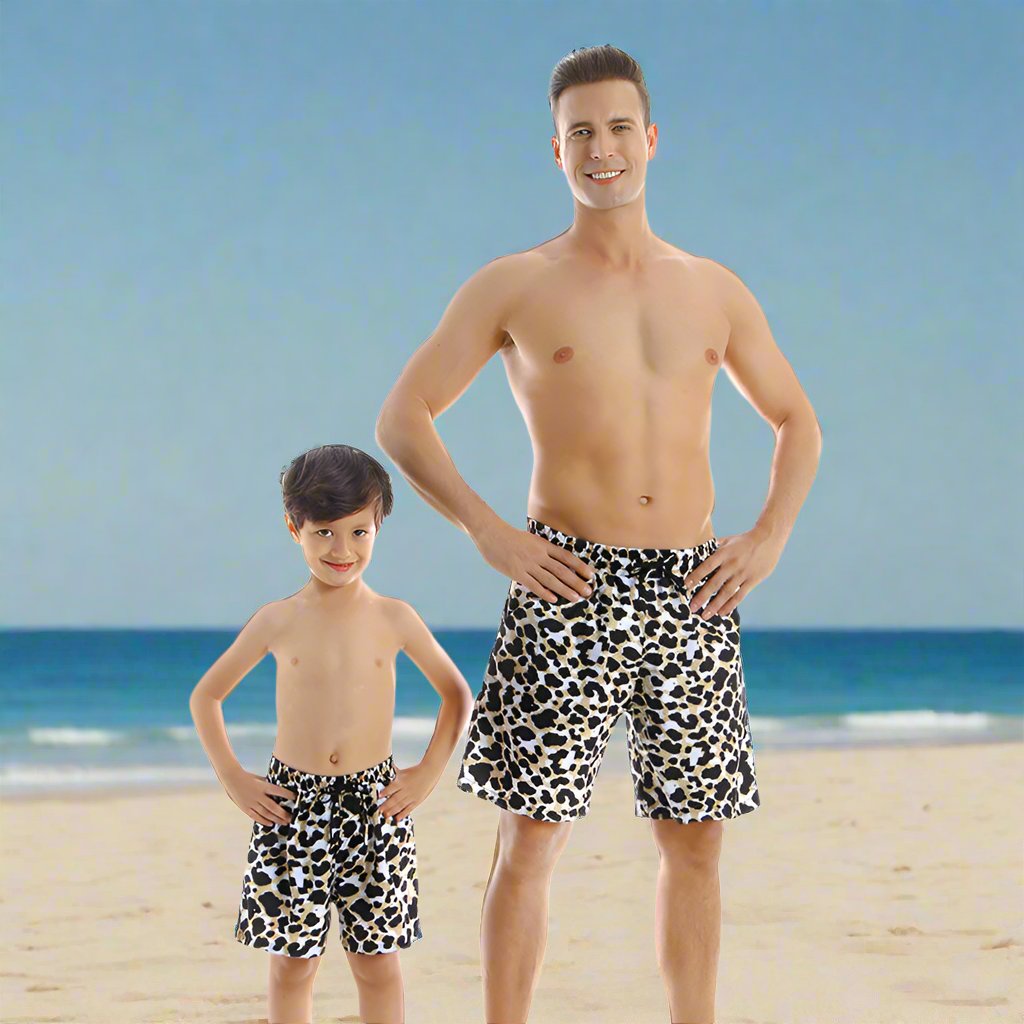 New Style Father - Son Quick Drying Beach Pants