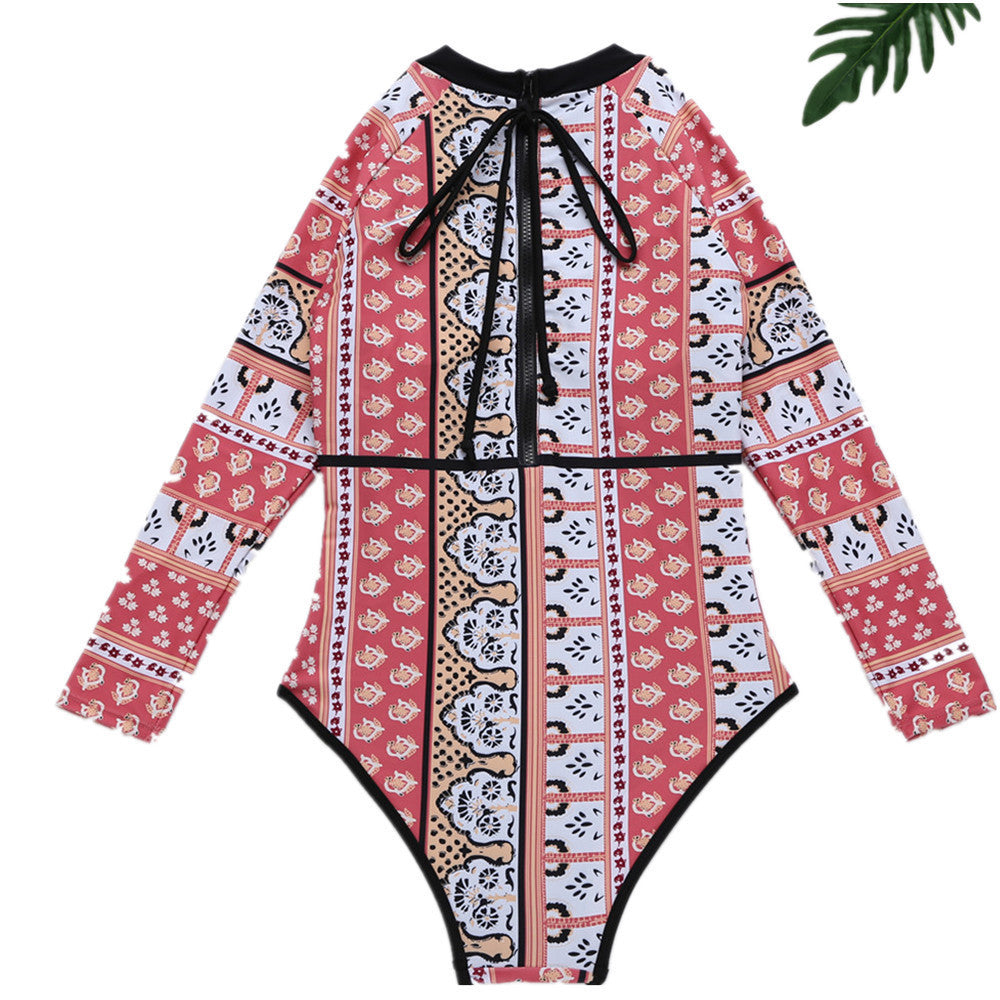 
                      
                        Long-Sleeved Swimsuit Sunscreen One-Piece
                      
                    