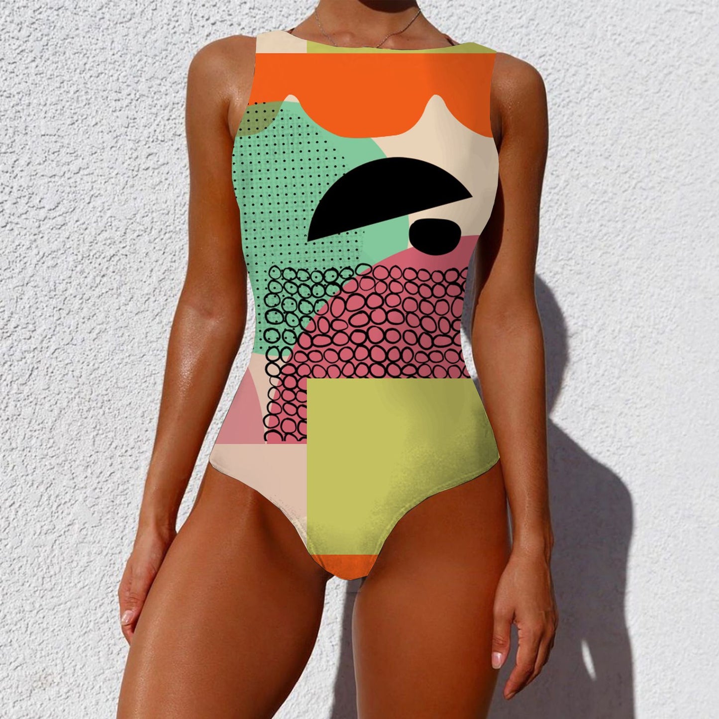 One-piece Fashion Vintage Swimsuit