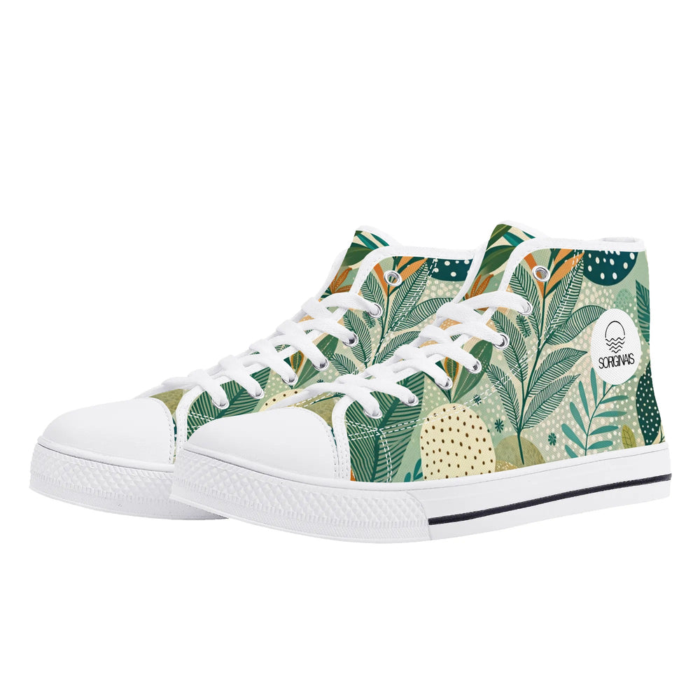 
                      
                        Womens High Top Canvas Shoes
                      
                    