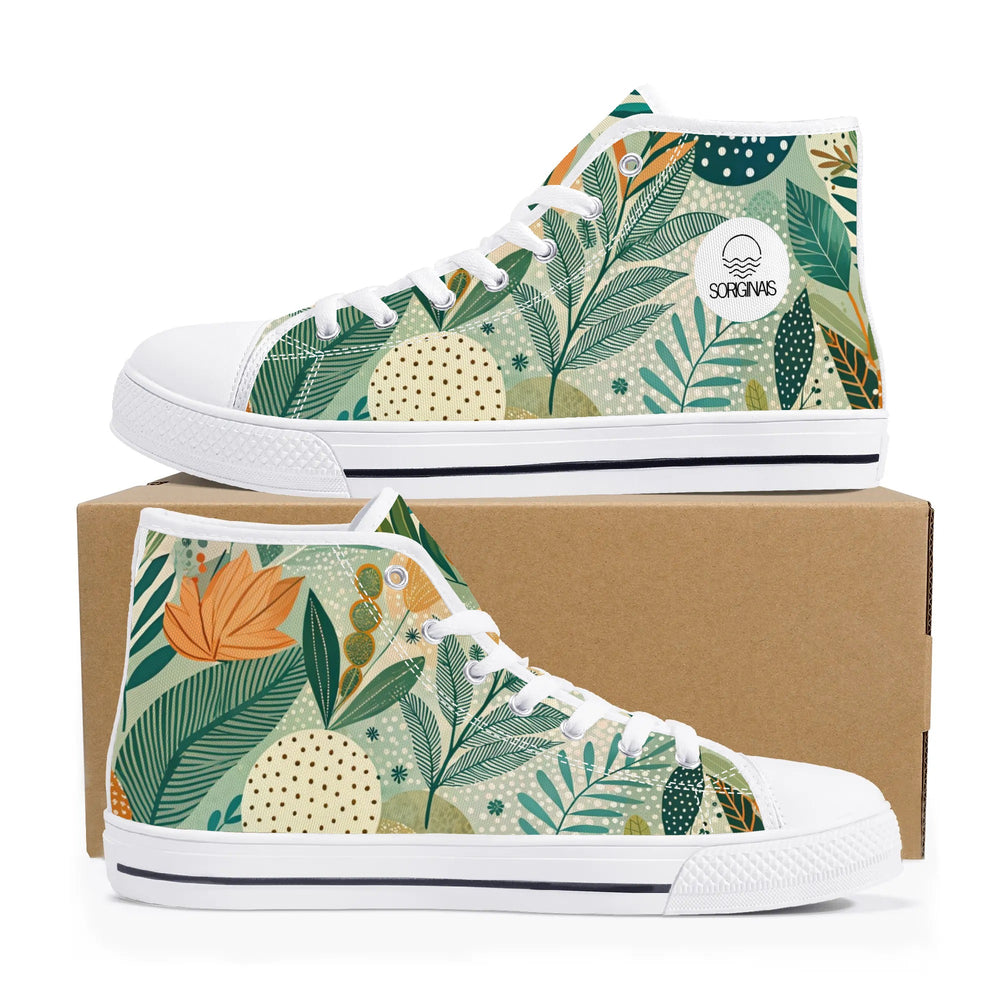 
                      
                        Womens High Top Canvas Shoes
                      
                    