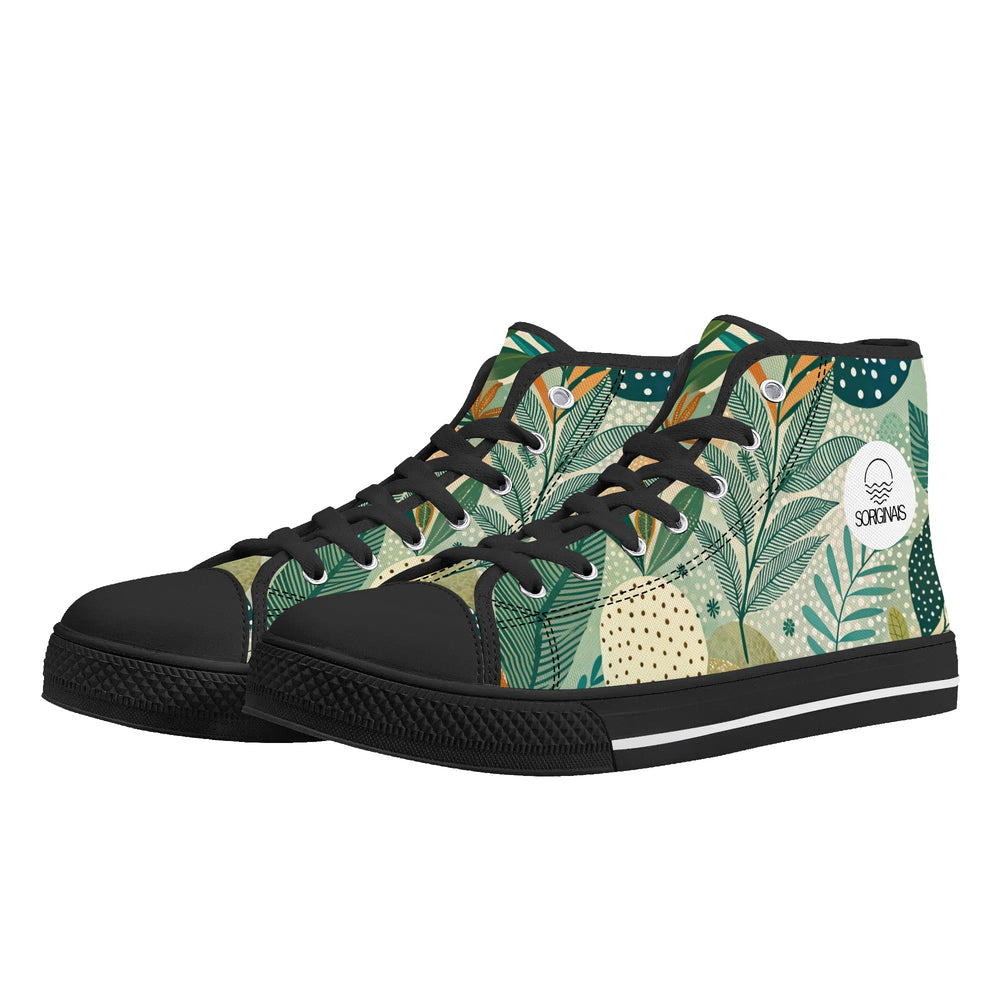 Womens High Top Canvas Shoes