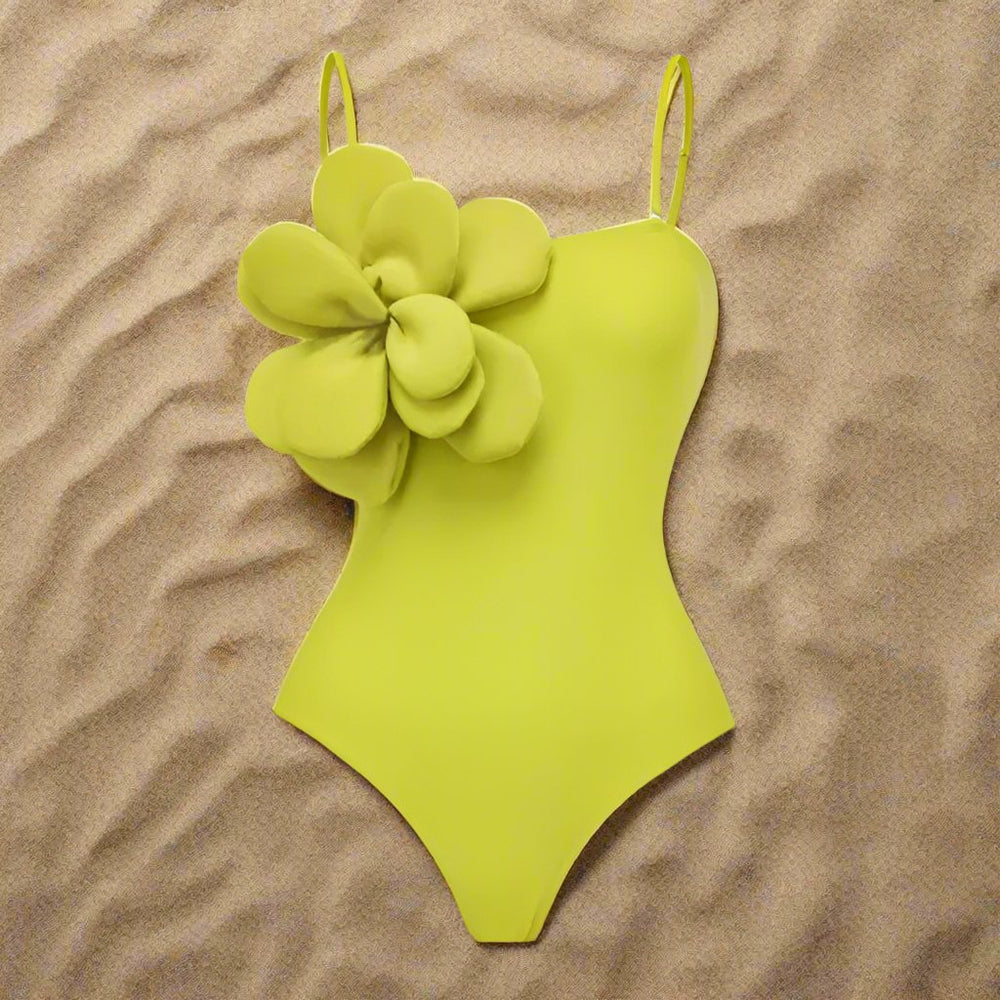 
                      
                        3D Flower One shoulder Swimsuit
                      
                    