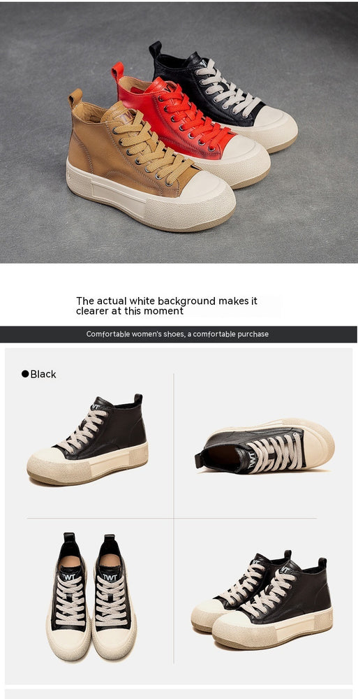 
                      
                        High-top Casual Vintage Sneakers
                      
                    