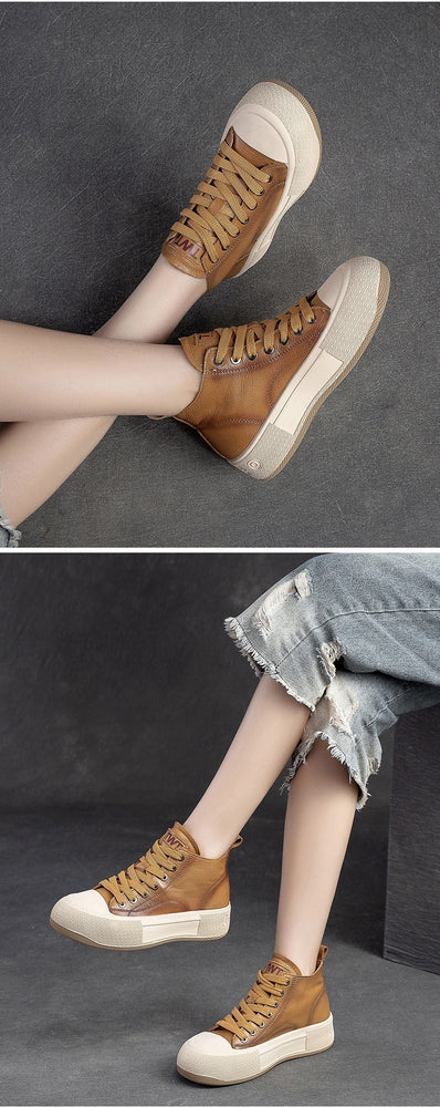 
                      
                        High-top Casual Vintage Sneakers
                      
                    