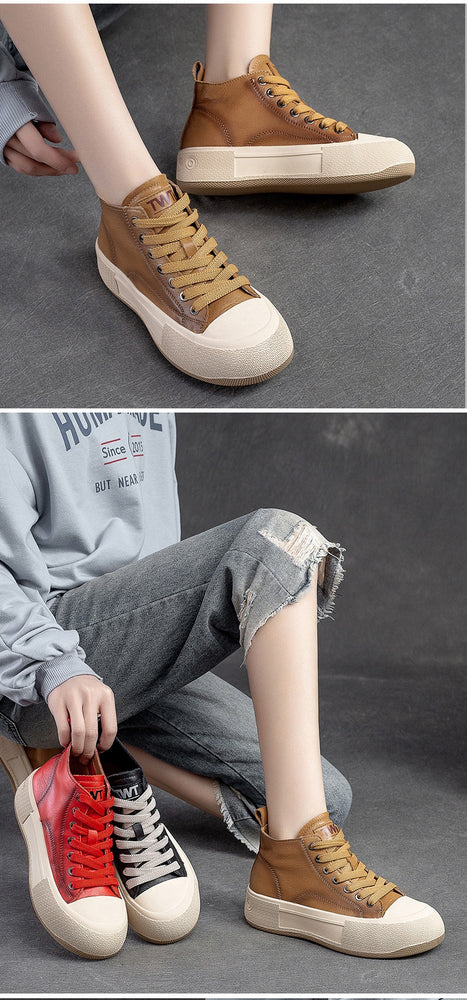 
                      
                        High-top Casual Vintage Sneakers
                      
                    