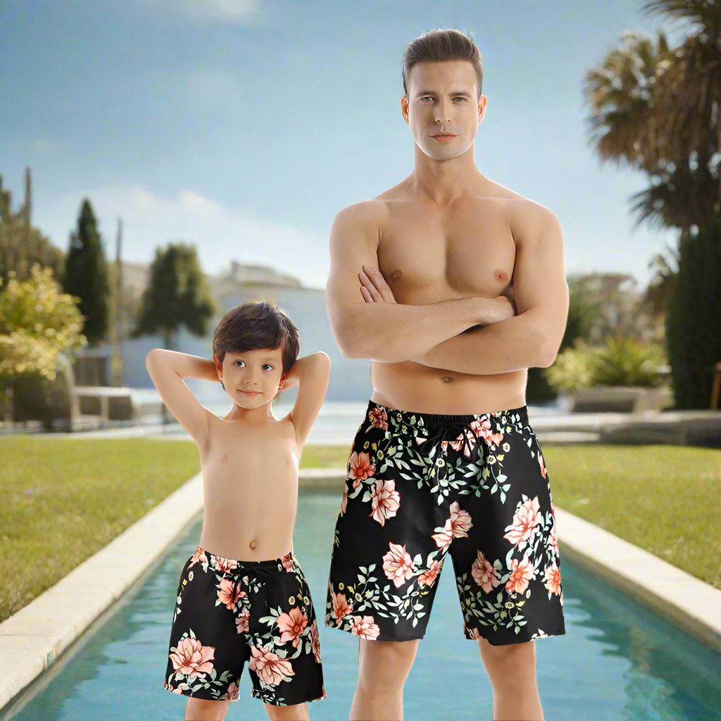 New Style Father - Son Quick Drying Beach Pants