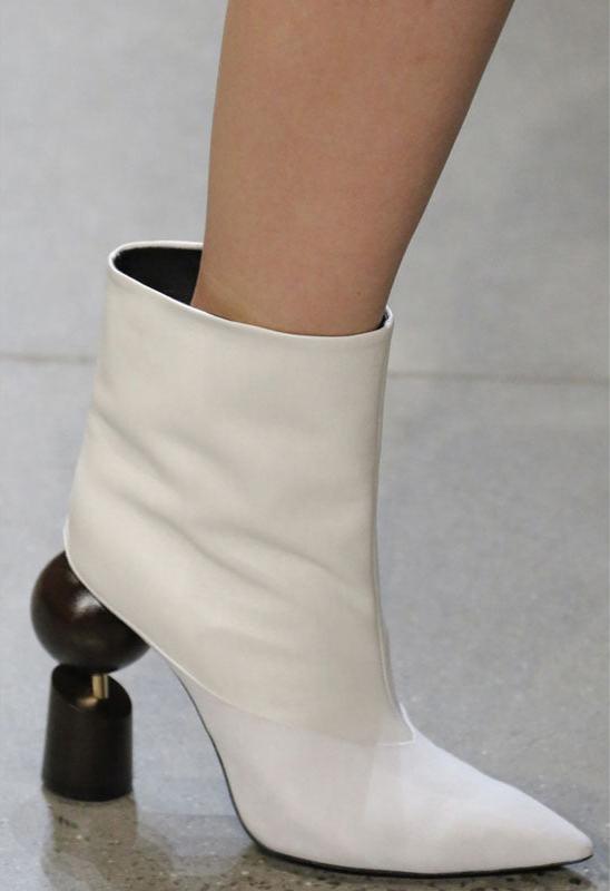 
                      
                        Pointed Toe Stitching Special-shaped High-heeled Boots
                      
                    