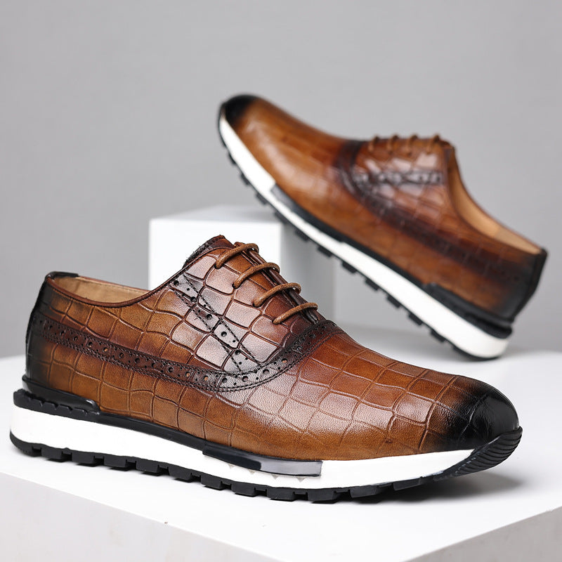 
                      
                        Men's British Lace Up Leather Shoes
                      
                    