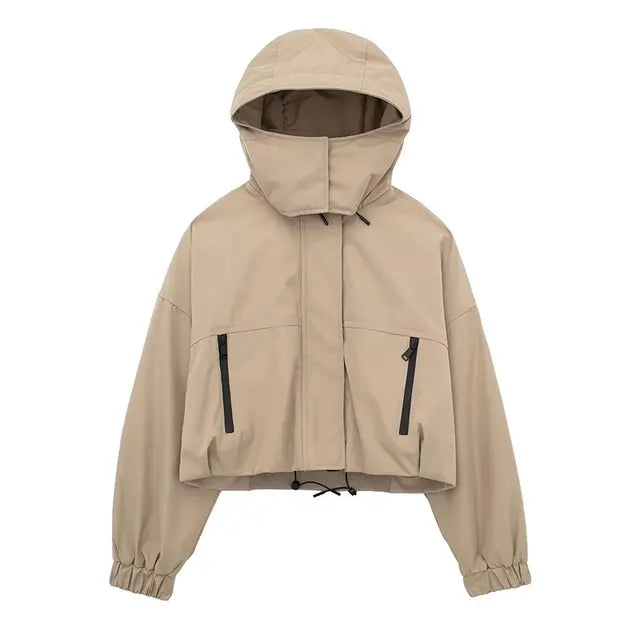 
                      
                        Women Fashion Hooded Short Jacket
                      
                    