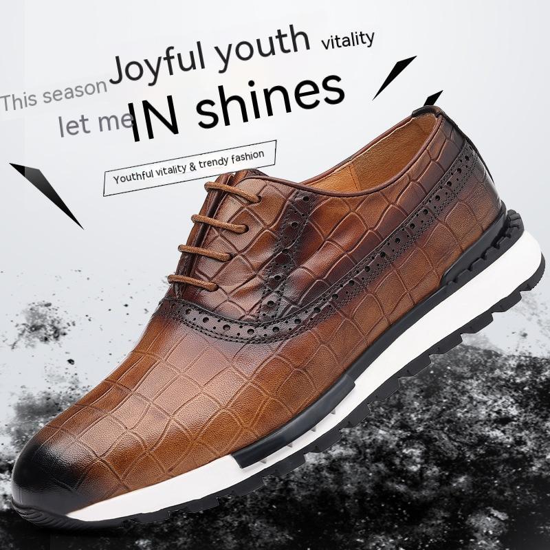 
                      
                        Men's British Lace Up Leather Shoes
                      
                    