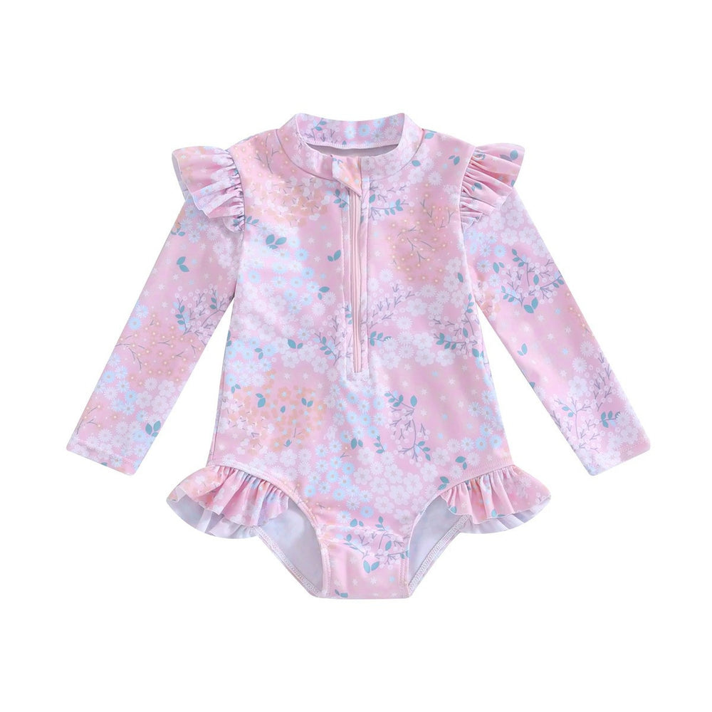 
                      
                        Ruffle Floral Long Sleeves Suit
                      
                    