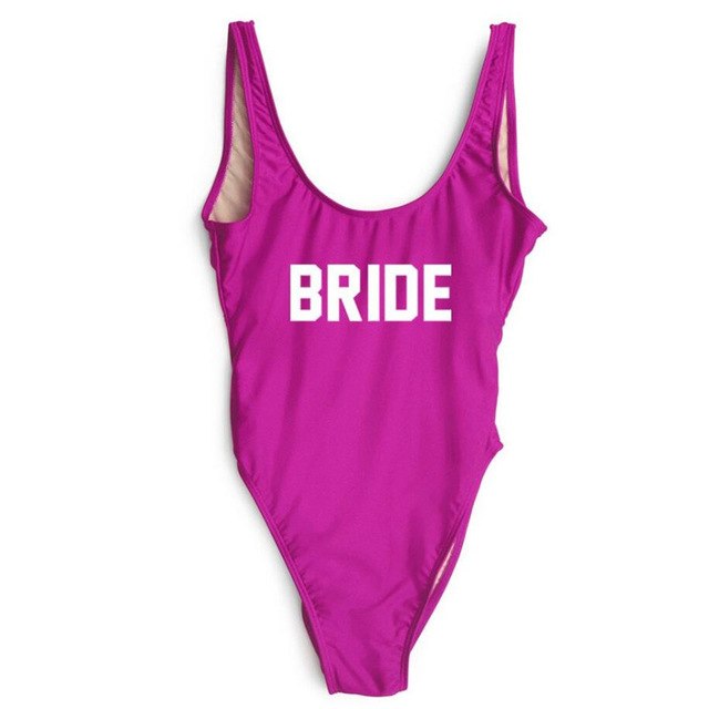 
                      
                        BRIDE Letter Wedding Party Swimming Suit
                      
                    