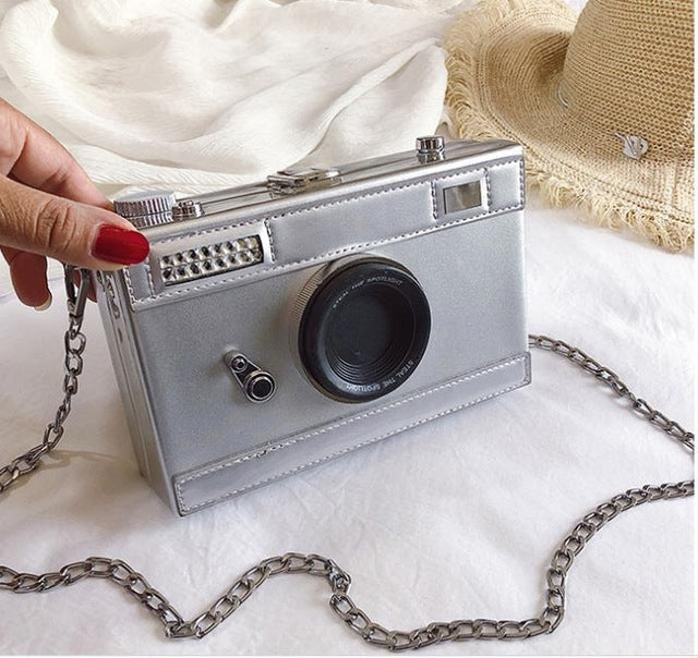 
                      
                        Fashion Camera Shape Clutch
                      
                    