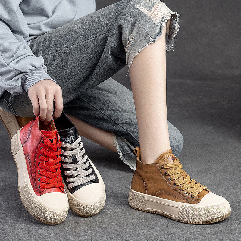 High-top Casual Vintage Sneakers