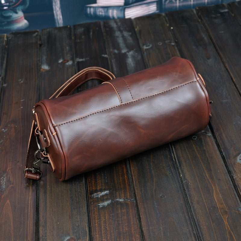 
                      
                        Fashionable Single Shoulder Cylinder  Retro Bag
                      
                    