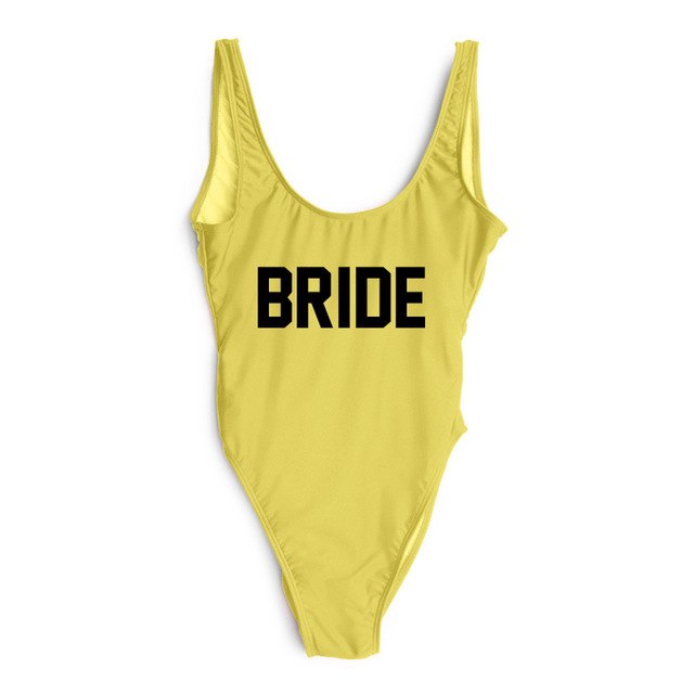 
                      
                        BRIDE Letter Wedding Party Swimming Suit
                      
                    