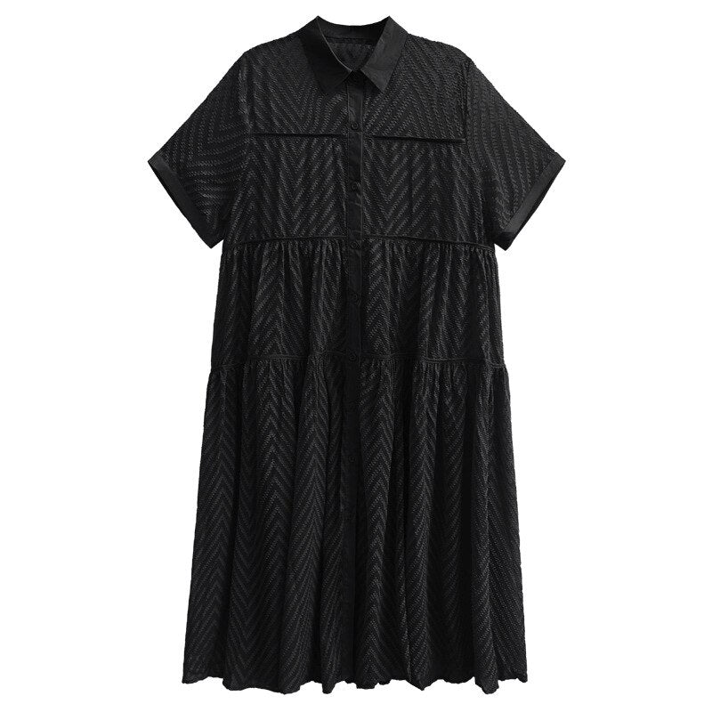 
                      
                        Lace Gauze Shirt Dress
                      
                    