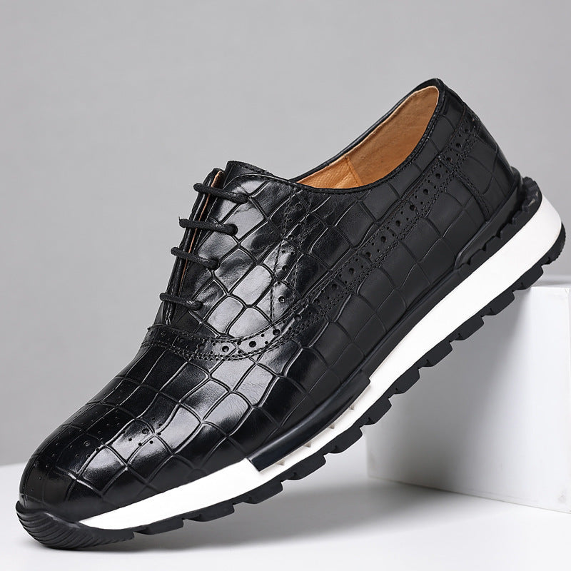 
                      
                        Men's British Lace Up Leather Shoes
                      
                    