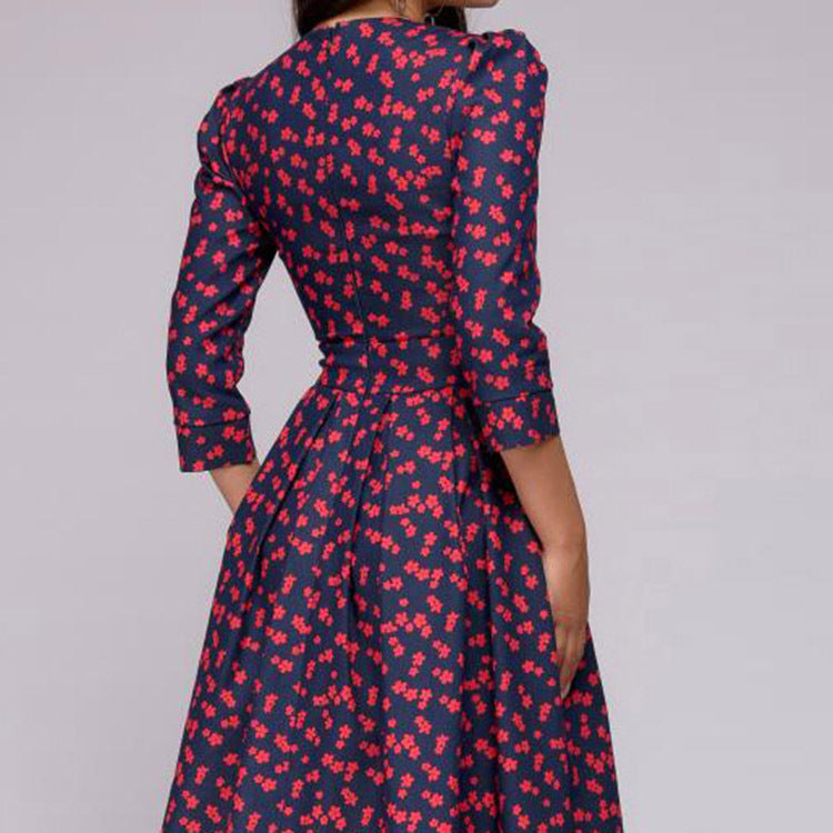 
                      
                        Women A-line  Vintage Dress
                      
                    