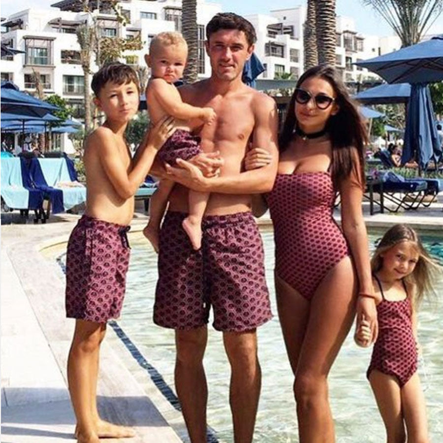 Family Swimwear Beach Match