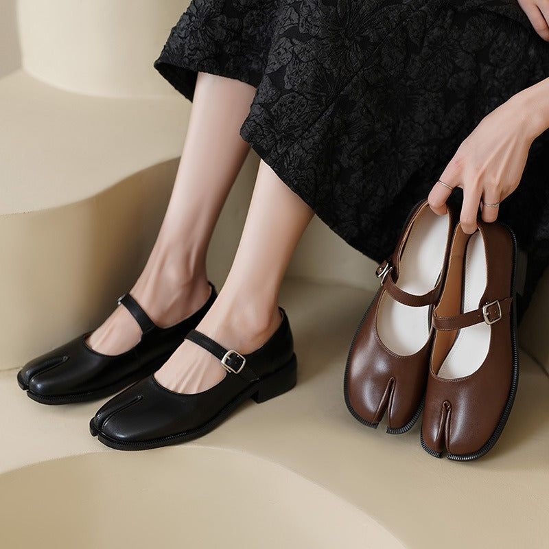 
                      
                        One button Mary Jane single shoe
                      
                    