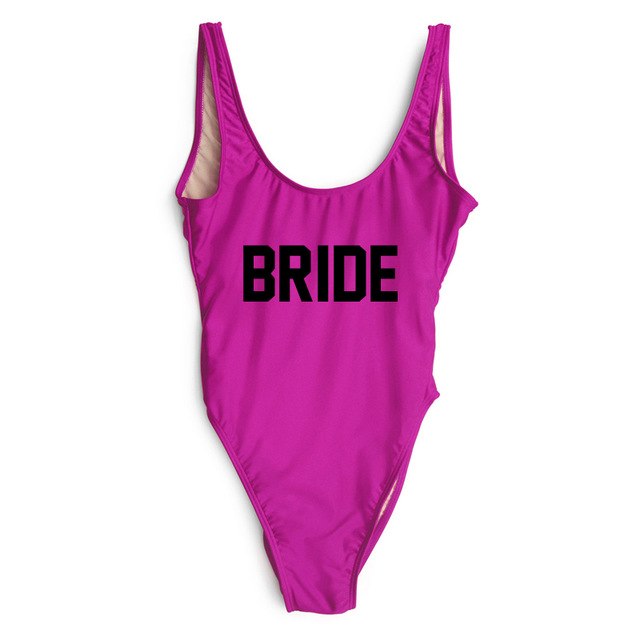 
                      
                        BRIDE Letter Wedding Party Swimming Suit
                      
                    