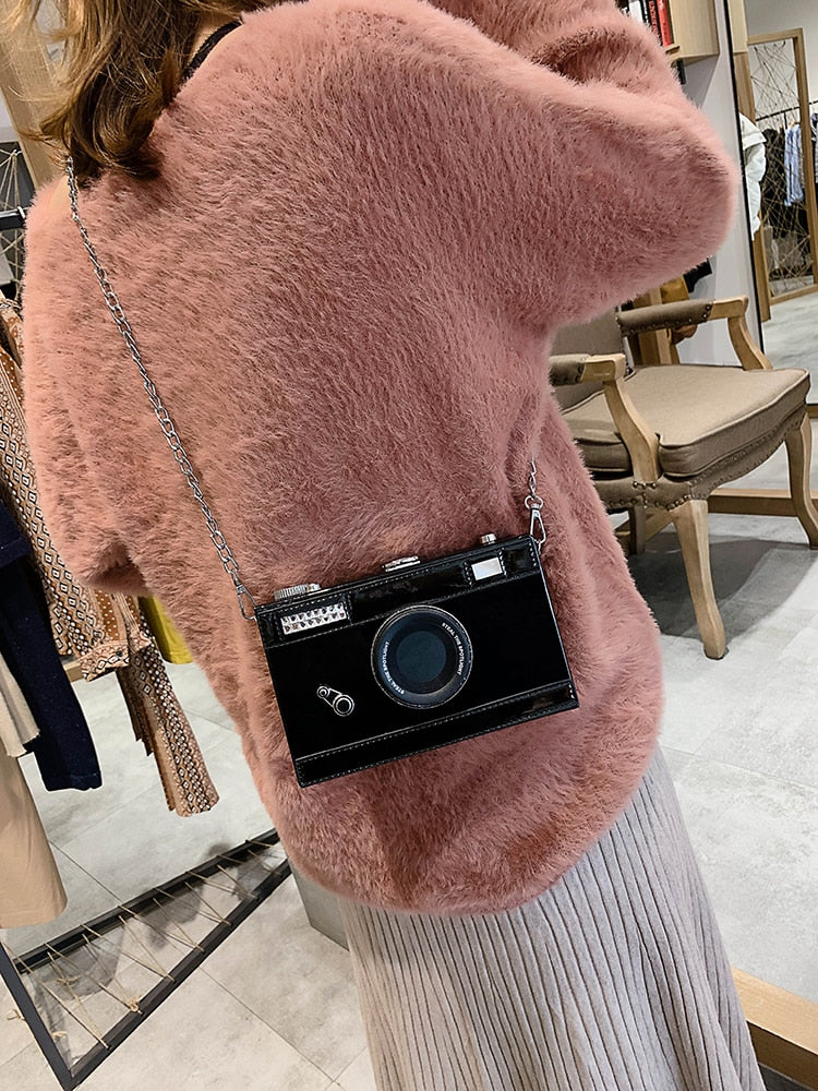 
                      
                        Fashion Camera Shape Clutch
                      
                    