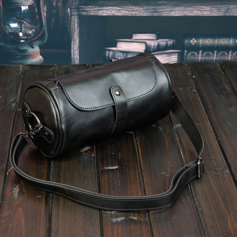 
                      
                        Fashionable Single Shoulder Cylinder  Retro Bag
                      
                    