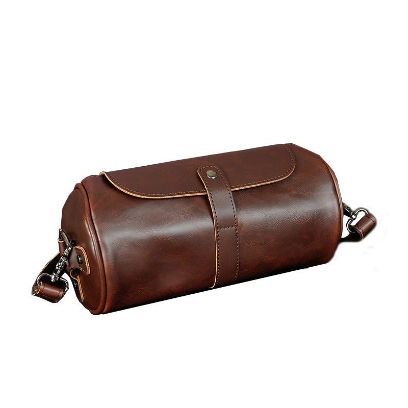 
                      
                        Fashionable Single Shoulder Cylinder  Retro Bag
                      
                    