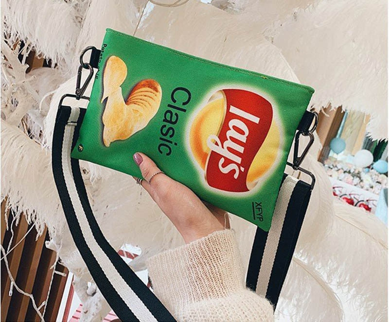 
                      
                        Funny Potato Chips Women Crossbody Handbag
                      
                    