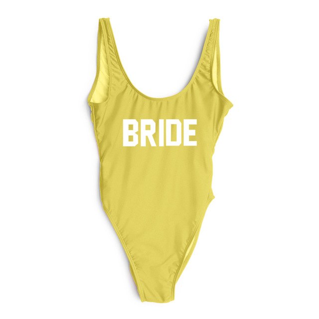 
                      
                        BRIDE Letter Wedding Party Swimming Suit
                      
                    