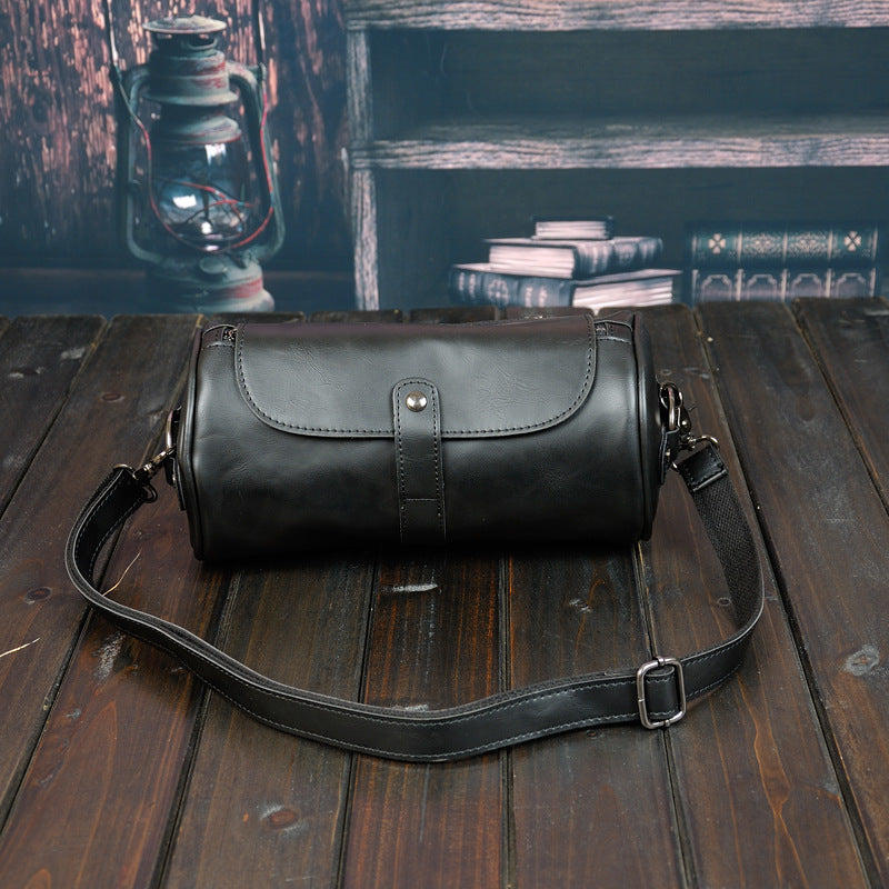 
                      
                        Fashionable Single Shoulder Cylinder  Retro Bag
                      
                    