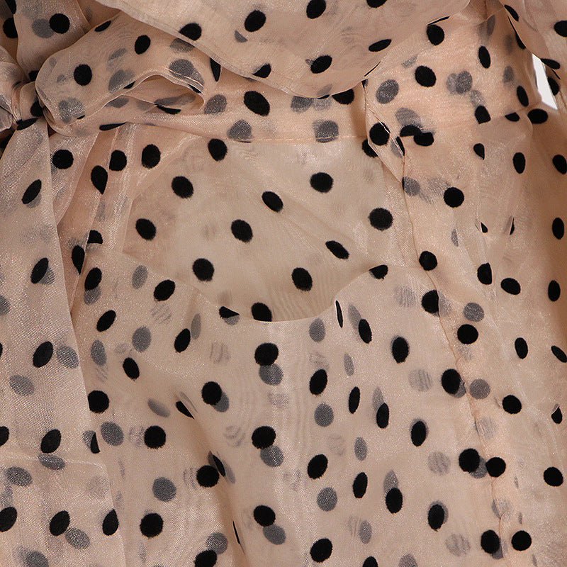 
                      
                        Fresh And Sweet Polka Dot Dress
                      
                    