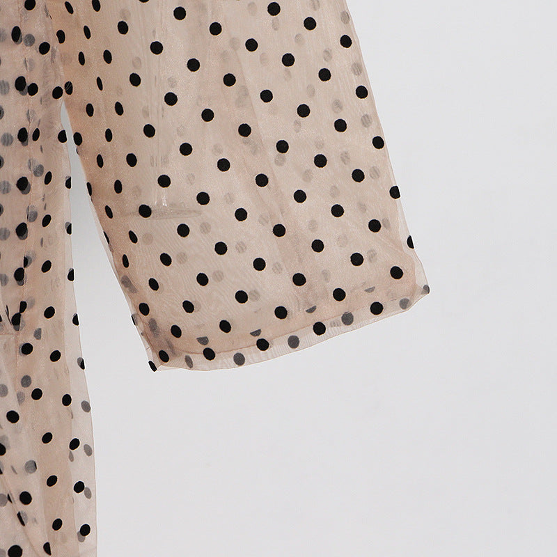 
                      
                        Fresh And Sweet Polka Dot Dress
                      
                    