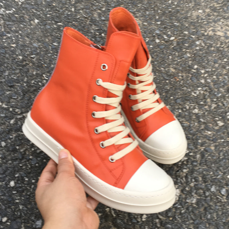 
                      
                        High Top Board Leather Shoes
                      
                    